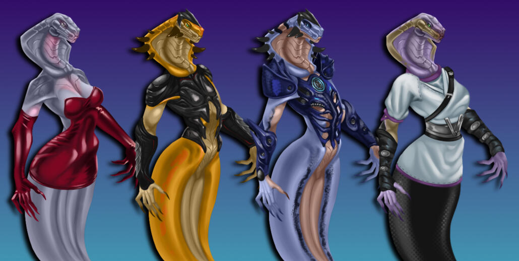 XCOM Vipers for friend's Stellaris Mod.